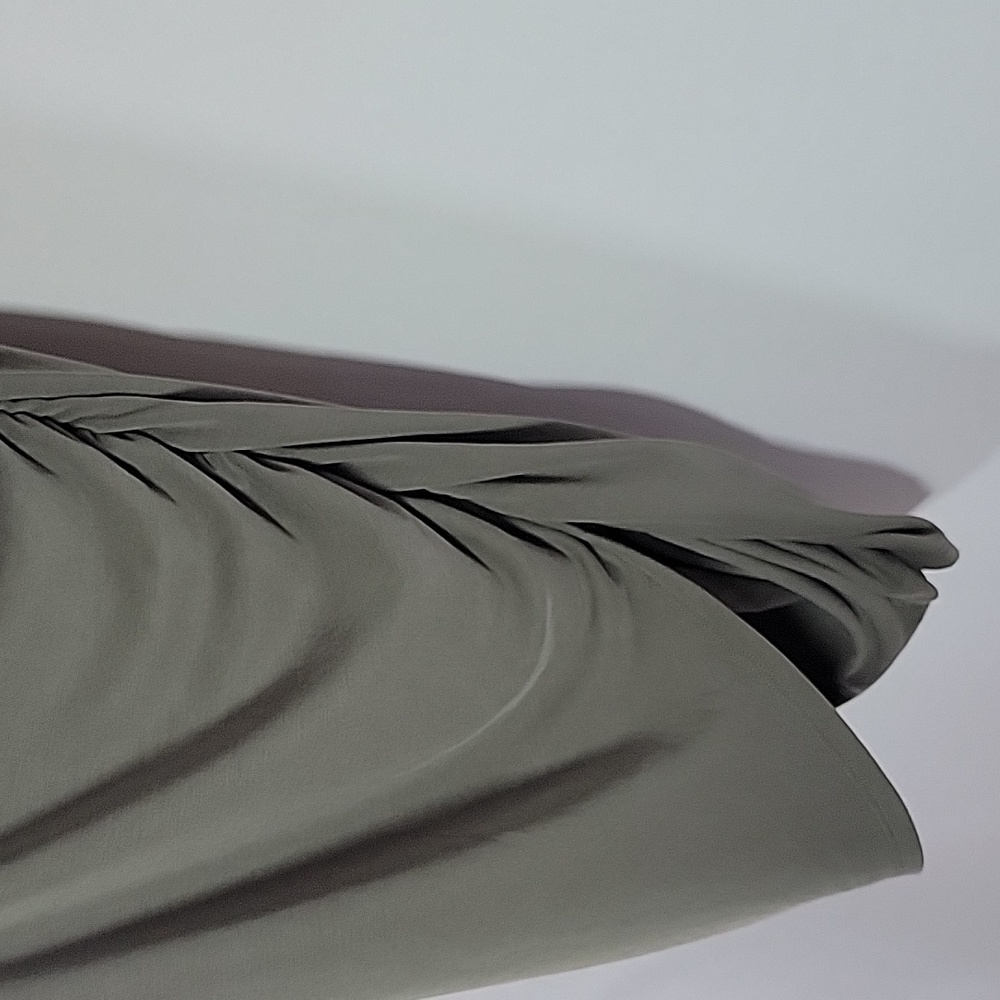EXPRESS | Sage Green Side Rouch Dress - Picture 2 of 6